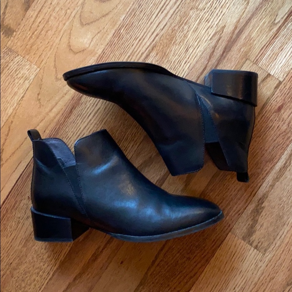 Anthropology size 7.5 black boots